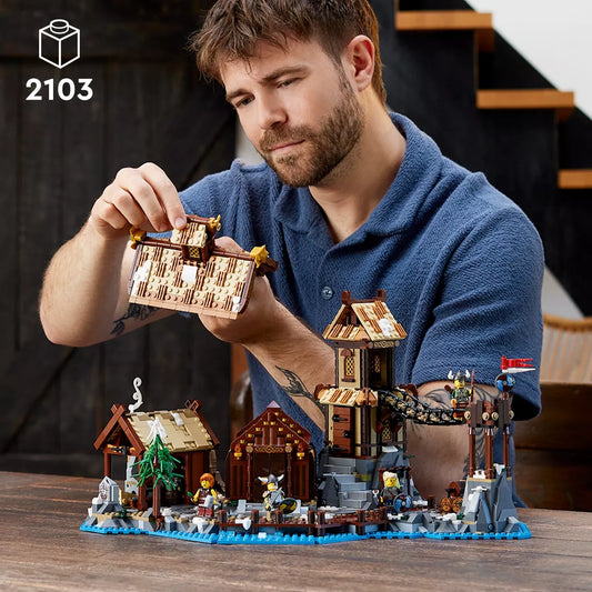 LEGO Ideas Viking Village Model Building Set 21343