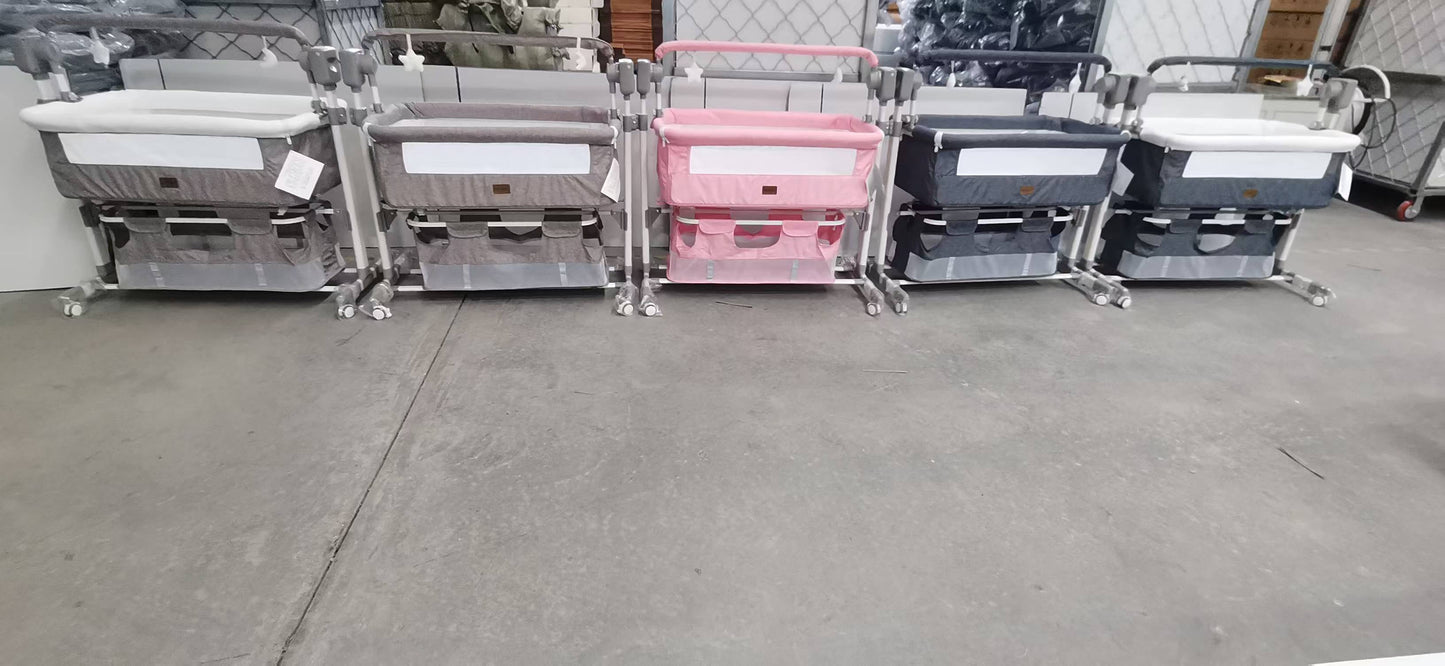 BabyNewborn Bedside Bassinet Automatic Rocking Sleeper