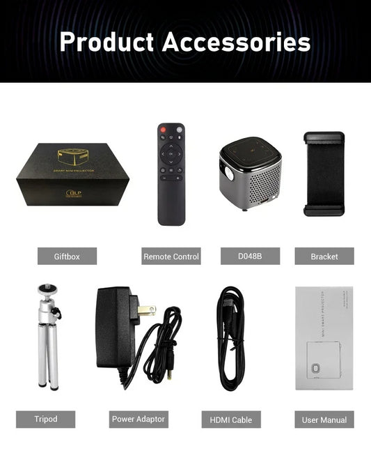 D048A 4K Smart Portable Projector