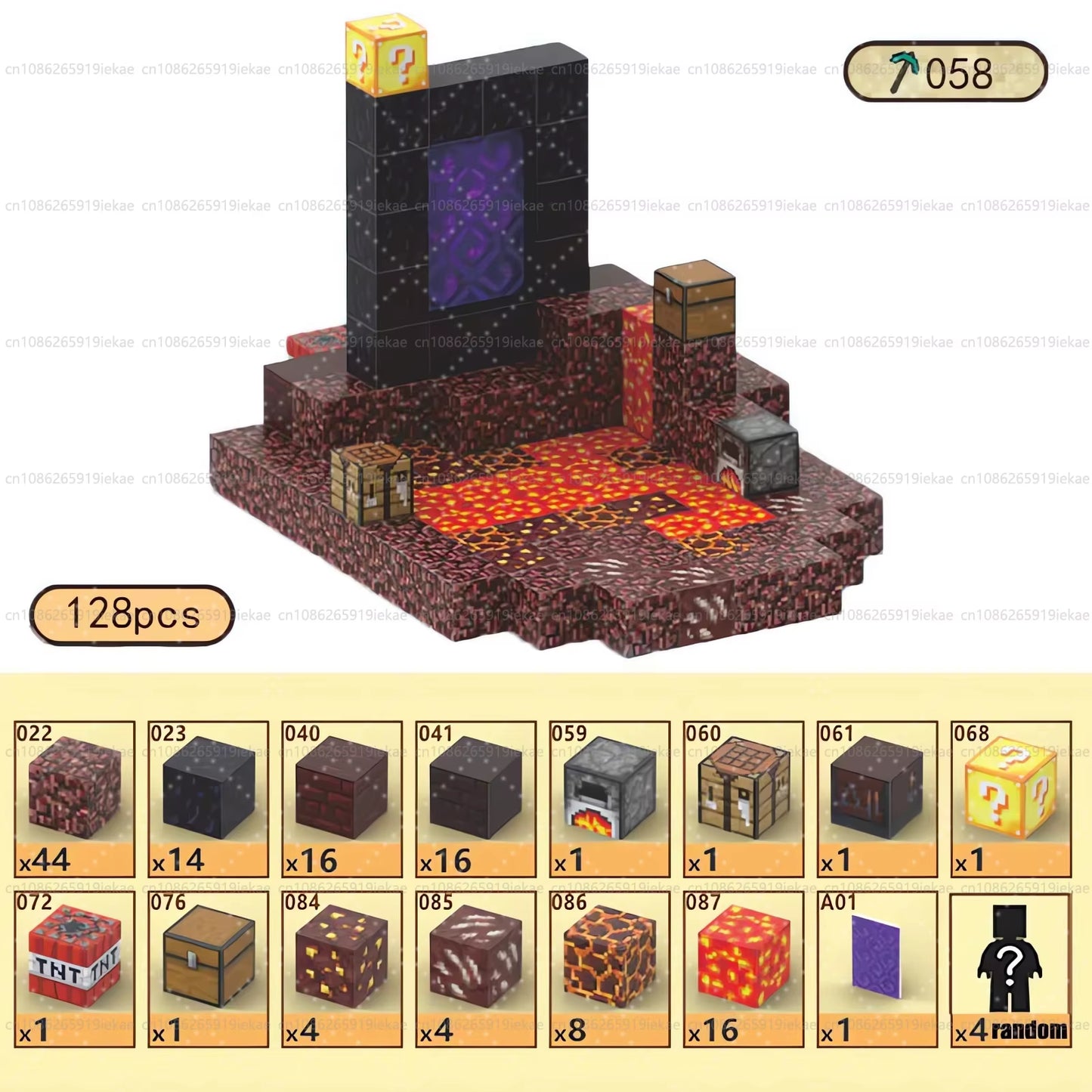 Magnetic Building Blocks Mine World