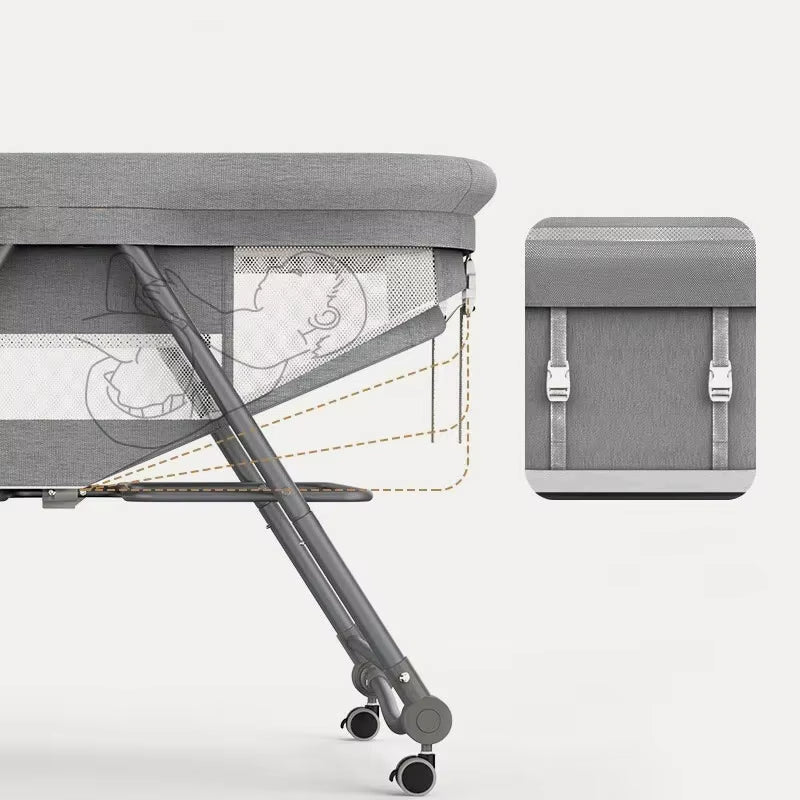 Sejoy 3 in 1 Rocking Crib Baby Bassinet