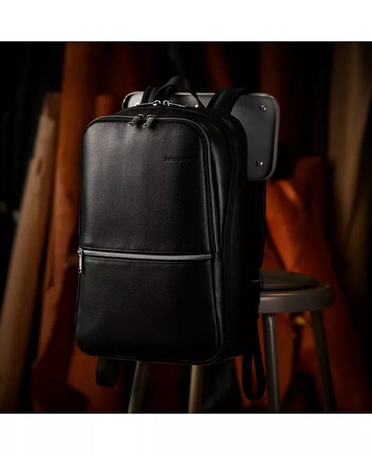 Classic Leather Slim Backpack