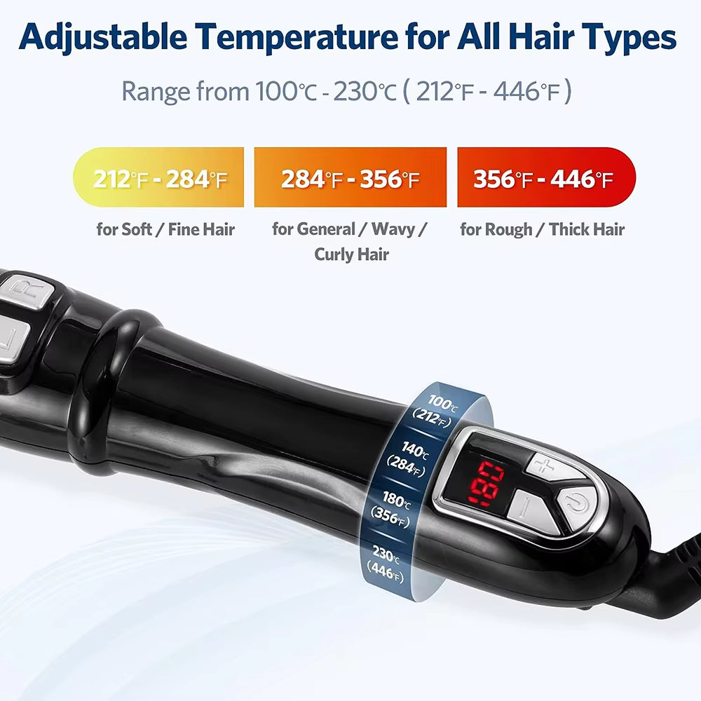 StyleWave Long Barrel Curler | Ceramic Barrel Curling Iron