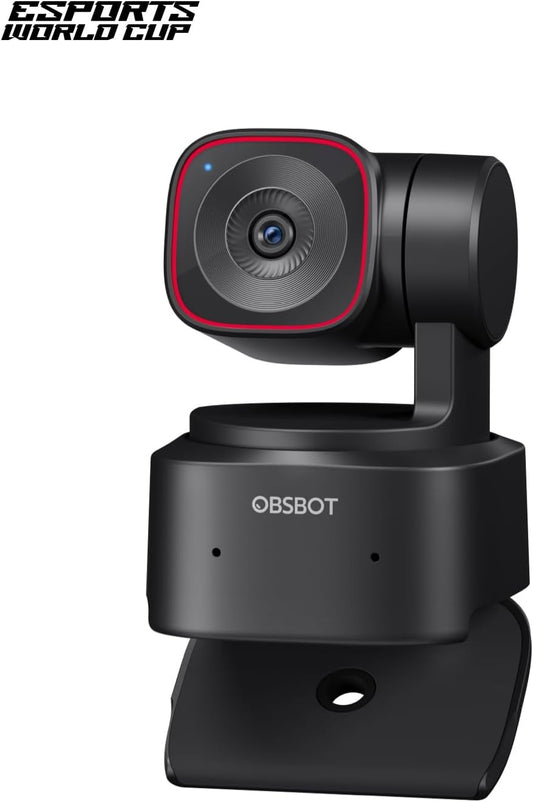 OBSBOT Tiny 2 Lite PTZ 4K Webcam 1080P@60Fps HDR with AI Tracking Privacy Cover Microphone 1/2" Sensor USB2.0 Plug&Play