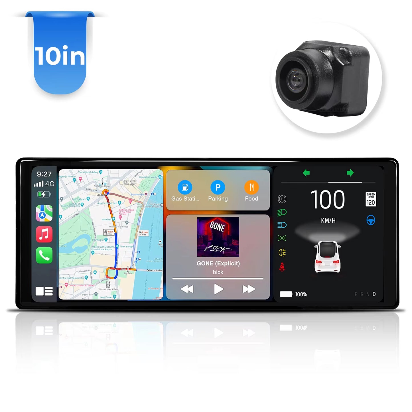 CATRONICS 10" Dashboard Display for Tesla Model 3 Y