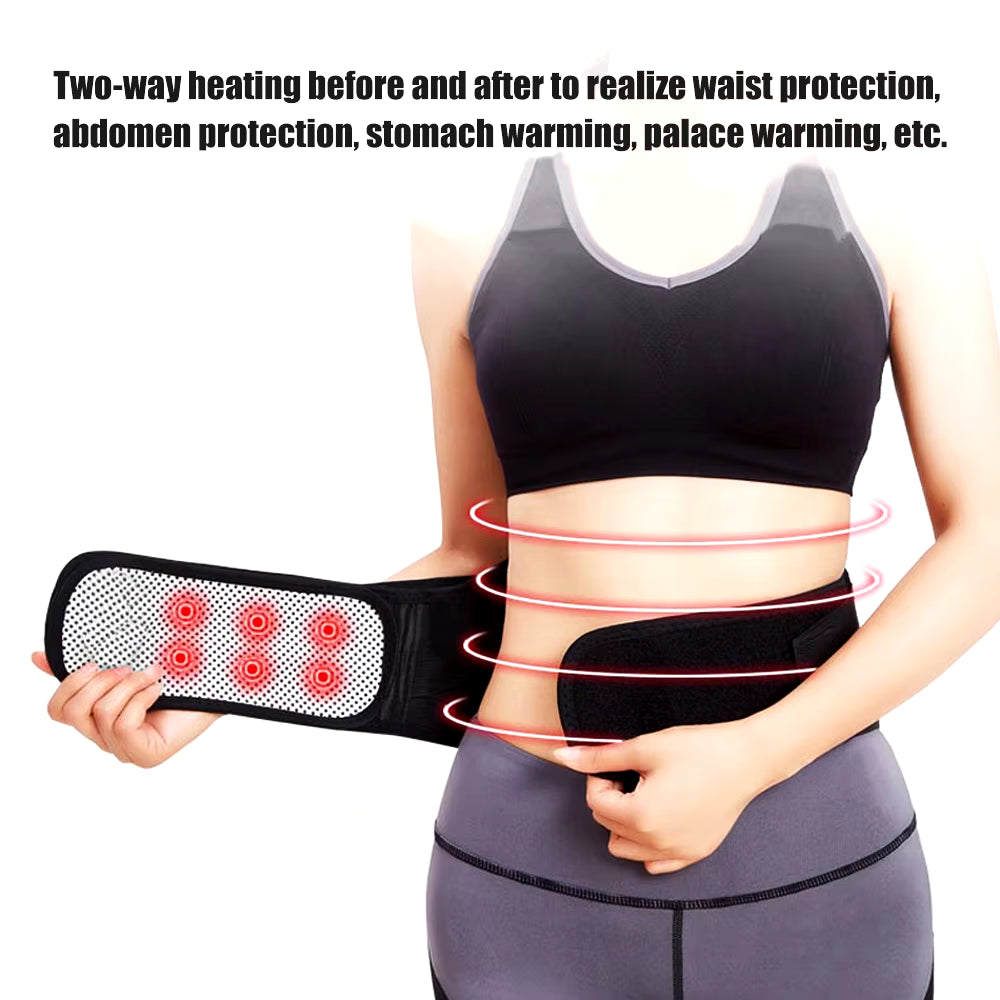 Tourmaline Magnetic Therapy Waist Belt with Lumbar Support