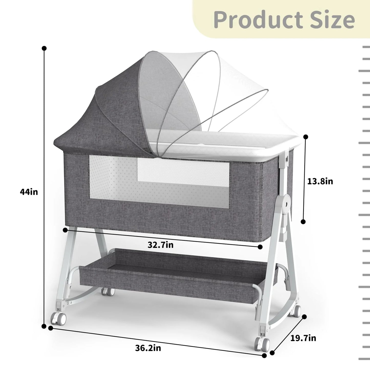 G TALECO GEAR Baby Bassinet Bedside Sleeper