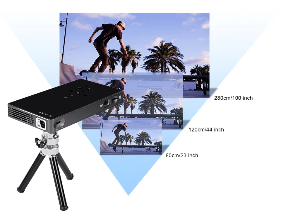 WZATCO Pocket Laser Wifi Projector