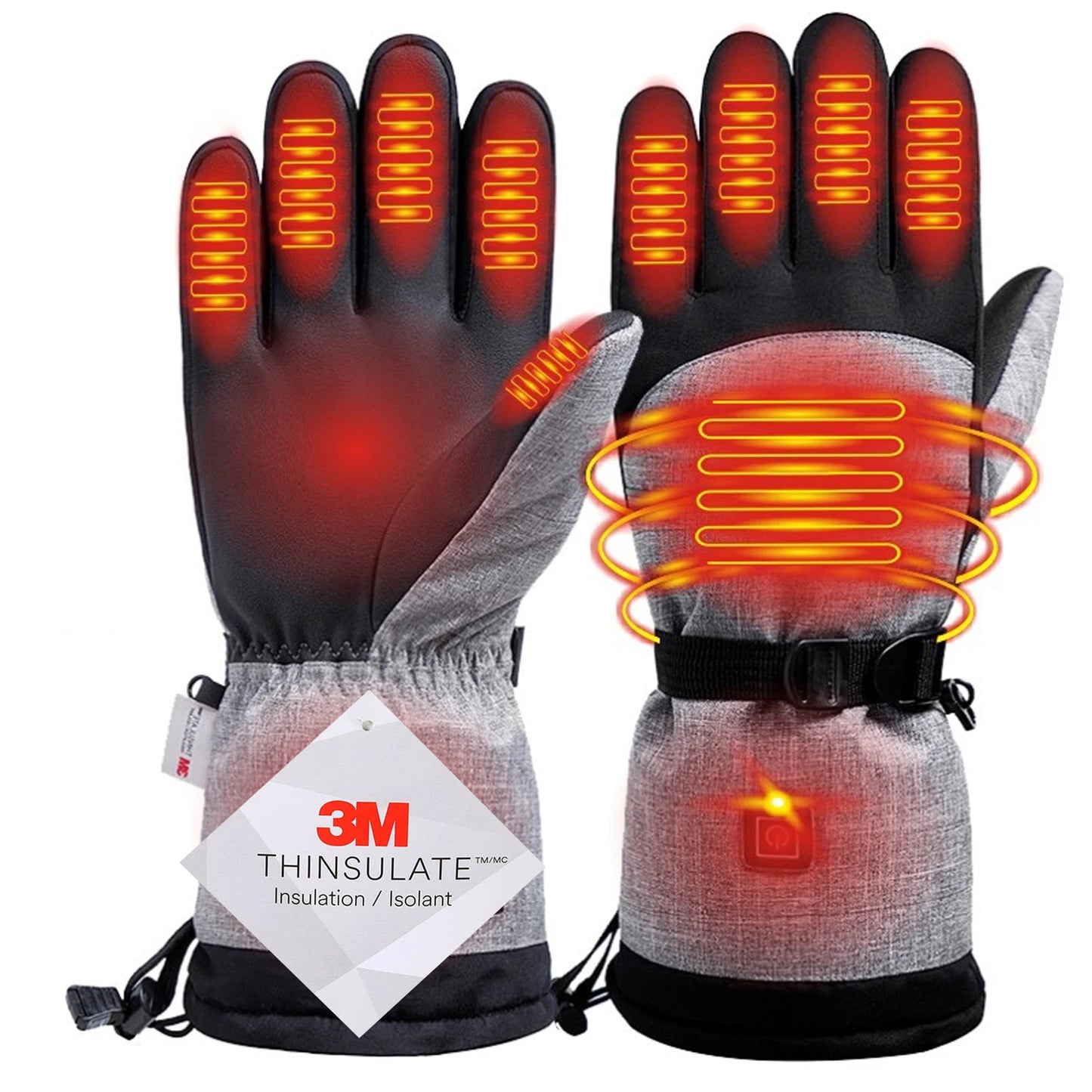 SnowHeat Electric Thermal Winter Gloves