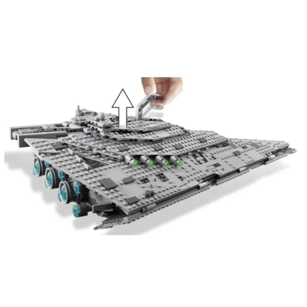 Destroyer Starship FighterBuilding Blocks Toy