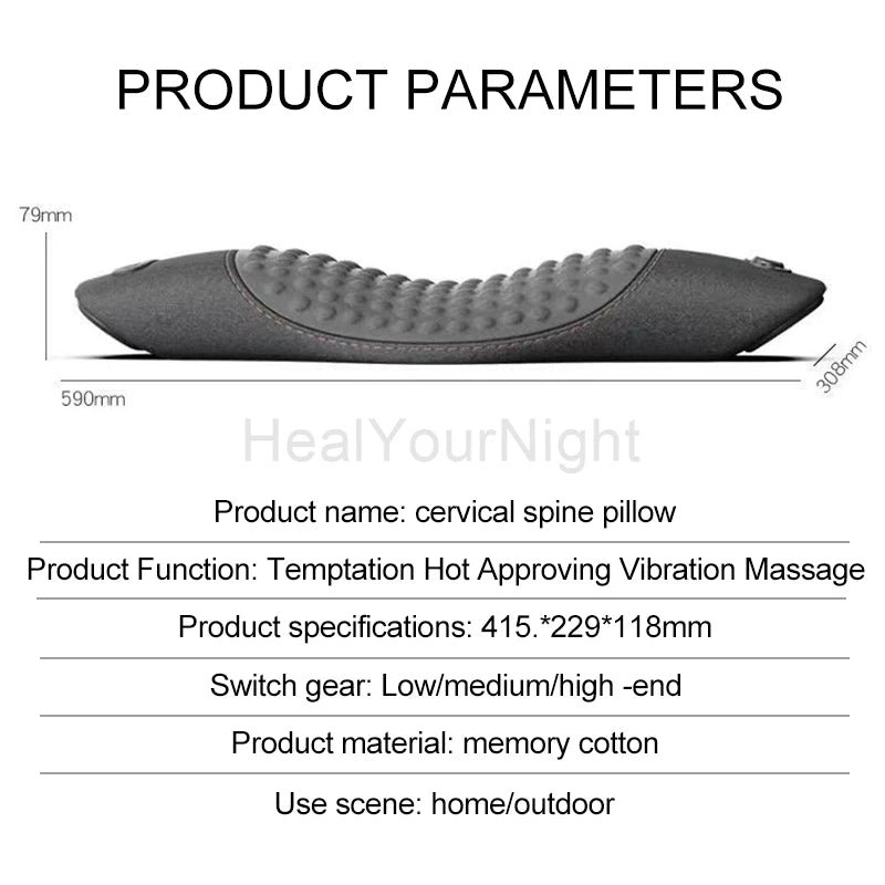 CozyHeat Massage Waist Pillow