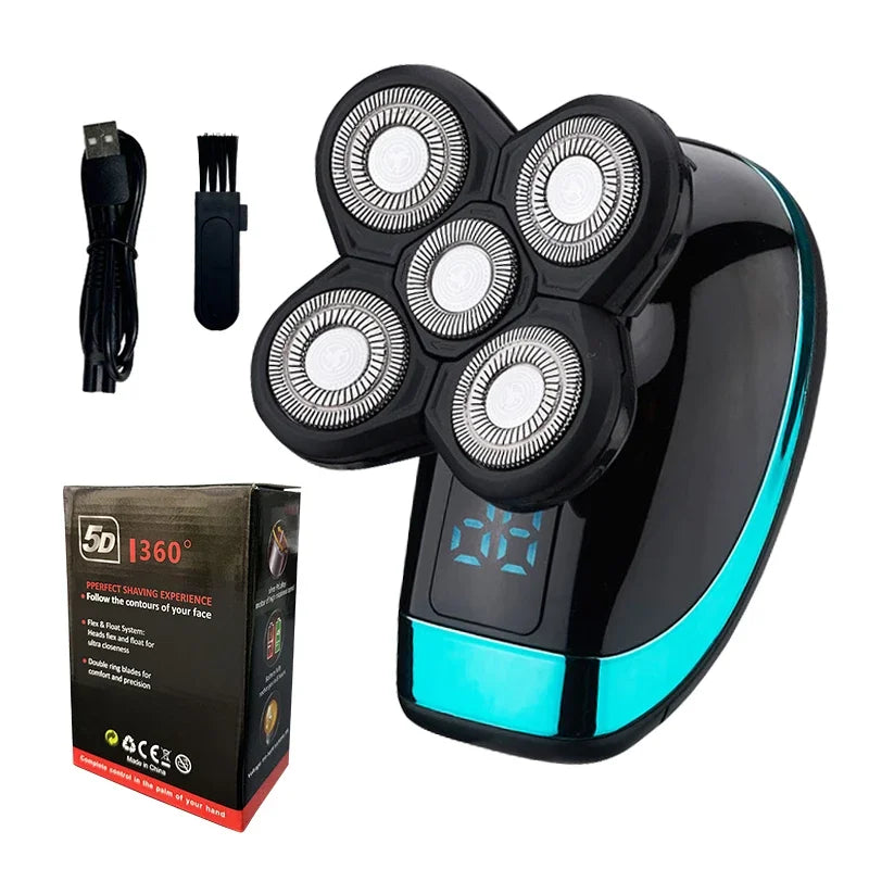 FlexGroom 5 in 1 Electric Razor Electric Shaver Rechargeable Shaving Machine