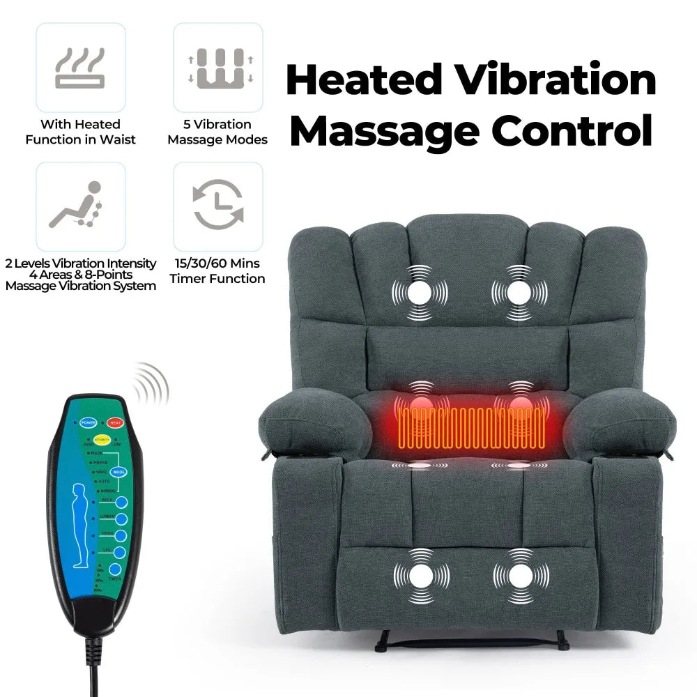 Casa Fiora Heated Recliner Chair