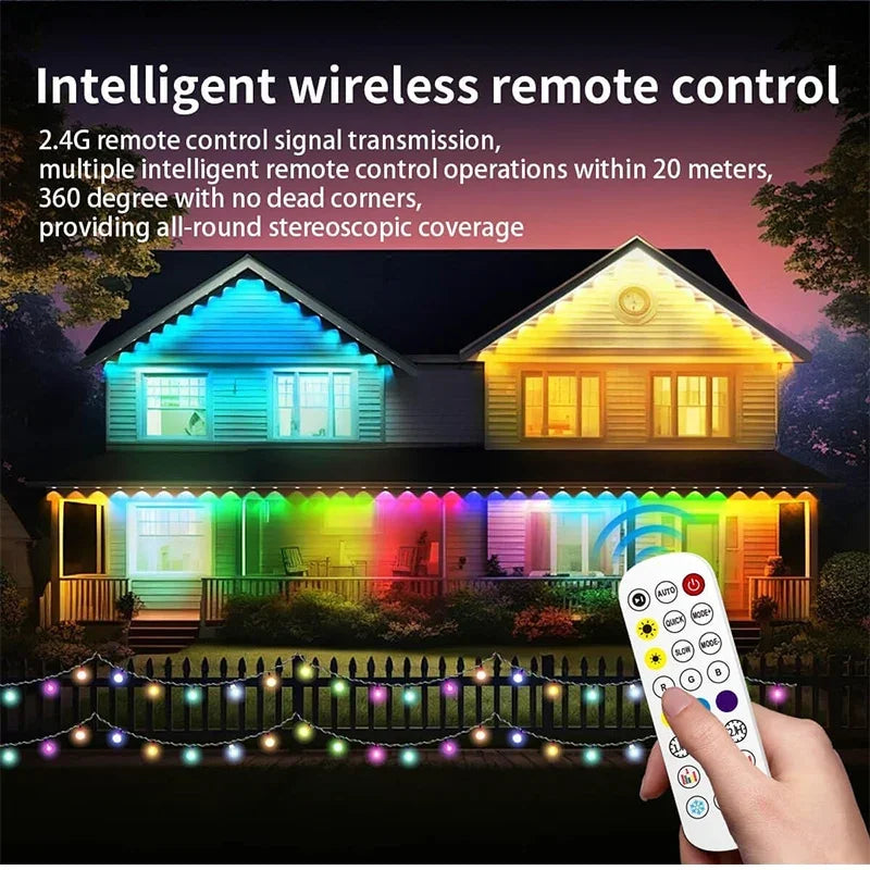 Smart WIFI RGBIC Outdoor Permanent Lights