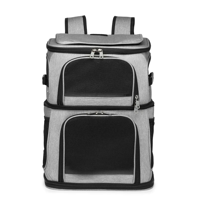 Oxford Double Layer Pet Backpack