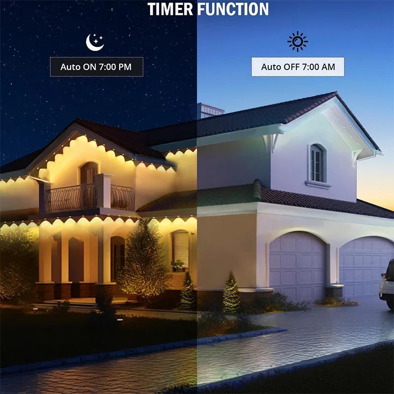 Smart WIFI RGBIC Outdoor Permanent Lights