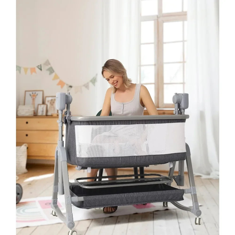 Baby Multi-Functional Electric Shaker Rocking Bassinet