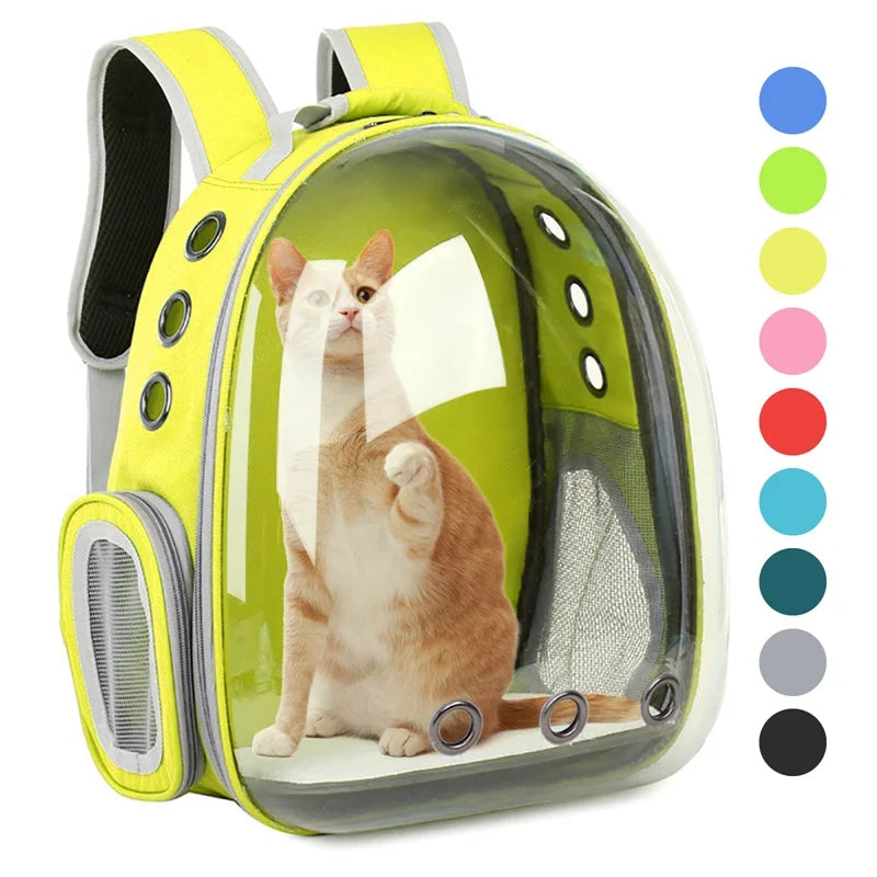 Cat Carrier Outdoor Pet Shoulder Bag Carriers Backpack