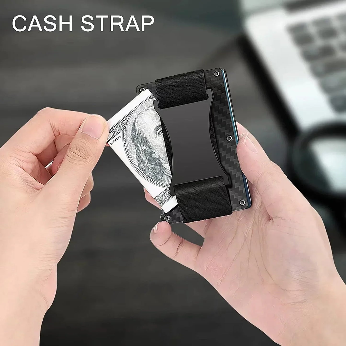 CarbonEdge Secure Wallet Clip