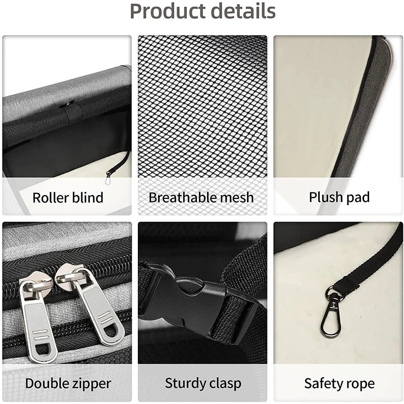 Oxford Double Layer Pet Backpack