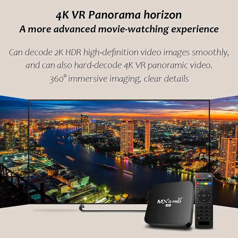 MXQ Pro 4K Dual WiFi Smart Box