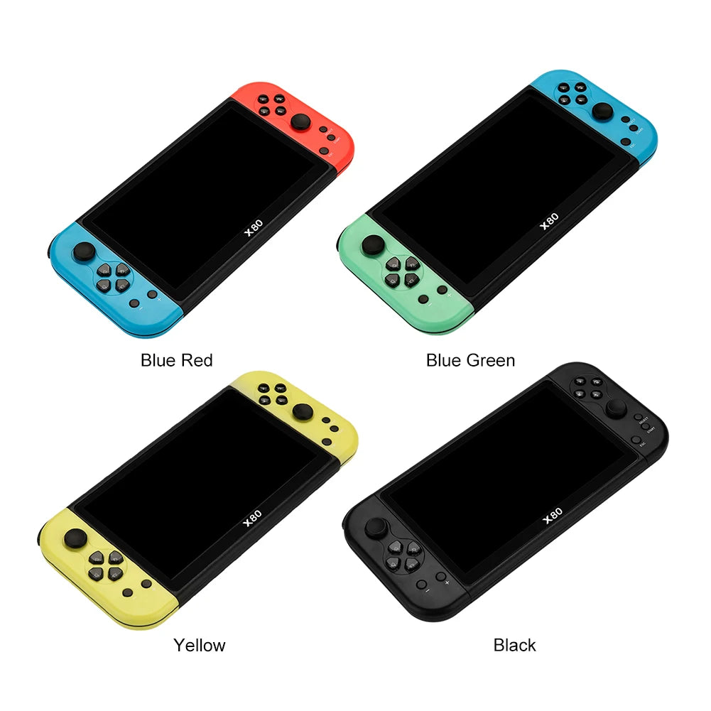 X80 7Inch TFT Screen Mini Arcade Video Game