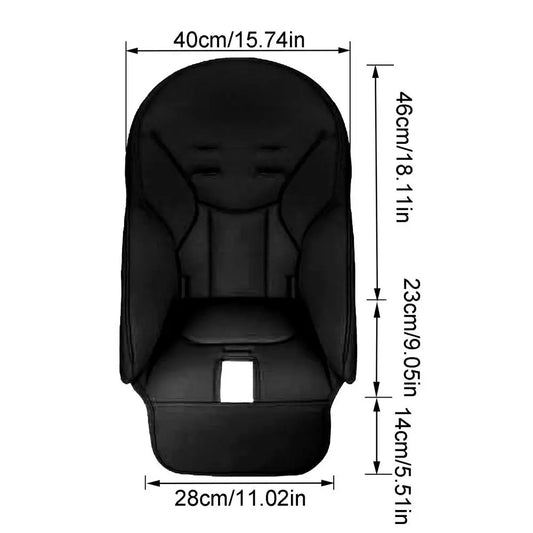 Baby High Chair Seat Cushion Cover PU Leather for Peg Perego Siesta Zero3 Baoneo
