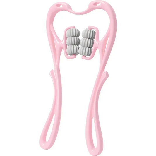 Cervical Neck Massager, Manual Neck Clamp Multifunctional Kneading Roller 6-Ball Shoulder and Neck Relaxation Massager