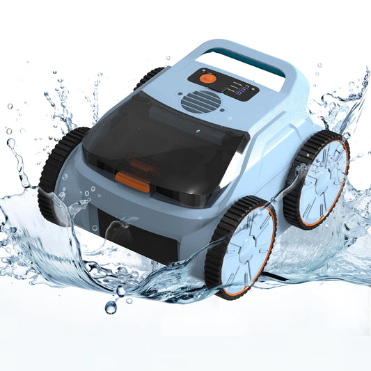 Pool Vacuum up to 180 Mins Run Time, Robotic Pool Cleaner above Ground for Inground Pools up to 2000 Sq.Ft