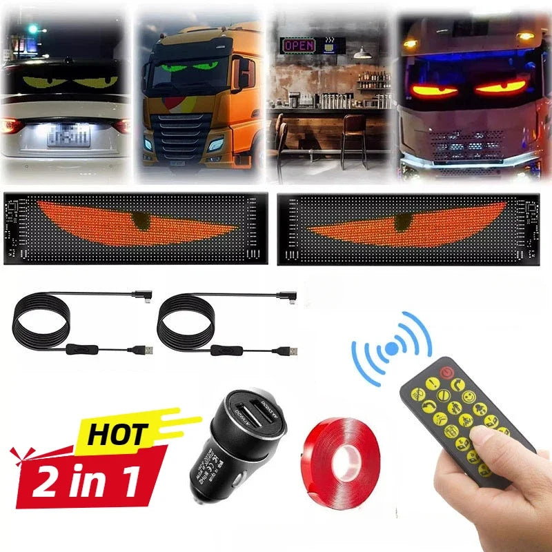 BrightTrack Smart LED Signs for Cars