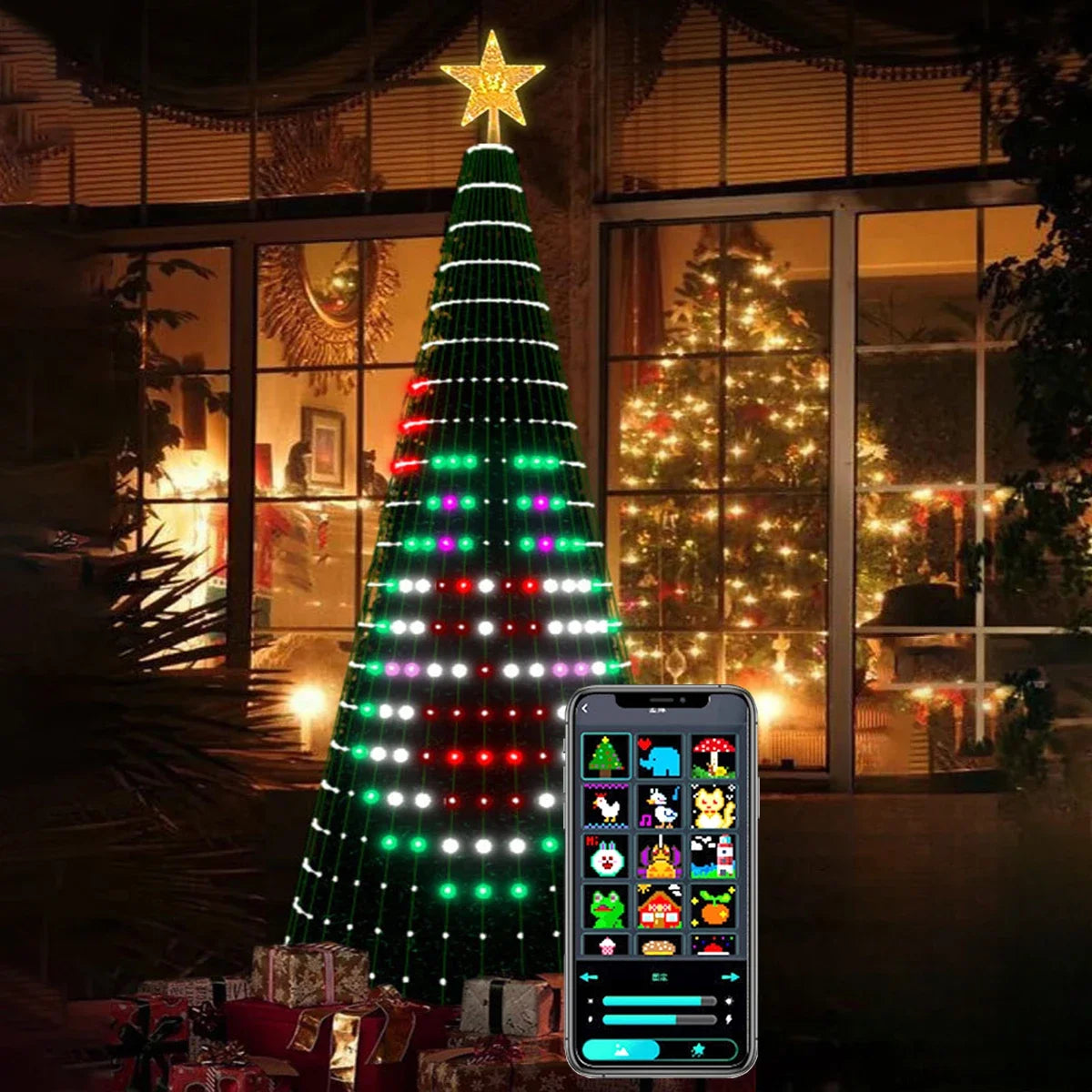 RhythmGlow LED Music String Lights