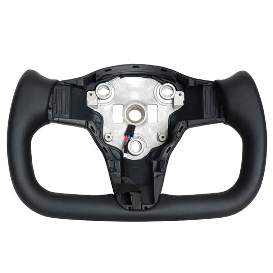 Novaacc White Yoke Steering Wheel for Tesla
