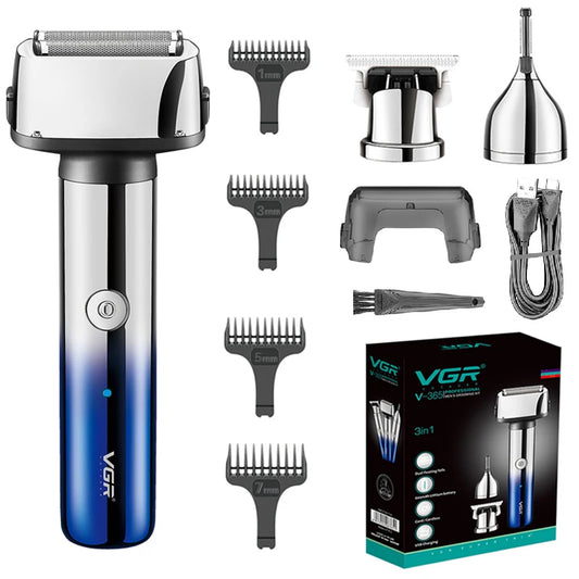 VGR Triple Blade Smart Shaver