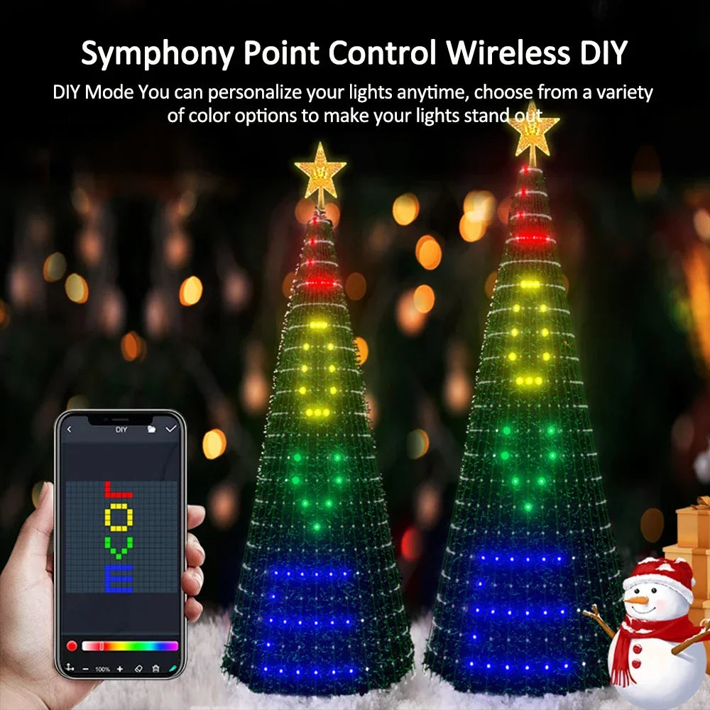 RhythmGlow LED Music String Lights