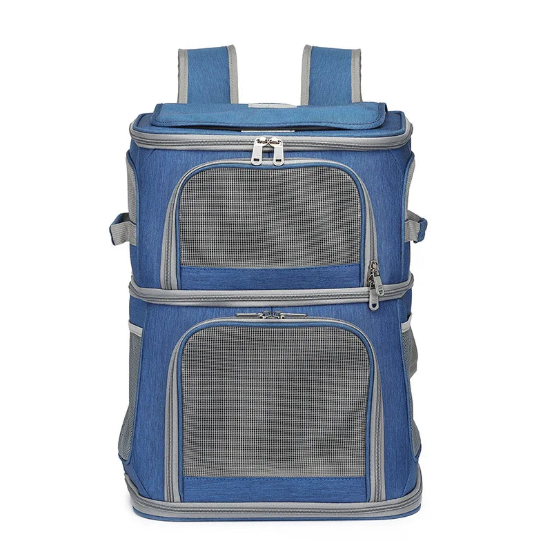 Oxford Double Layer Pet Backpack