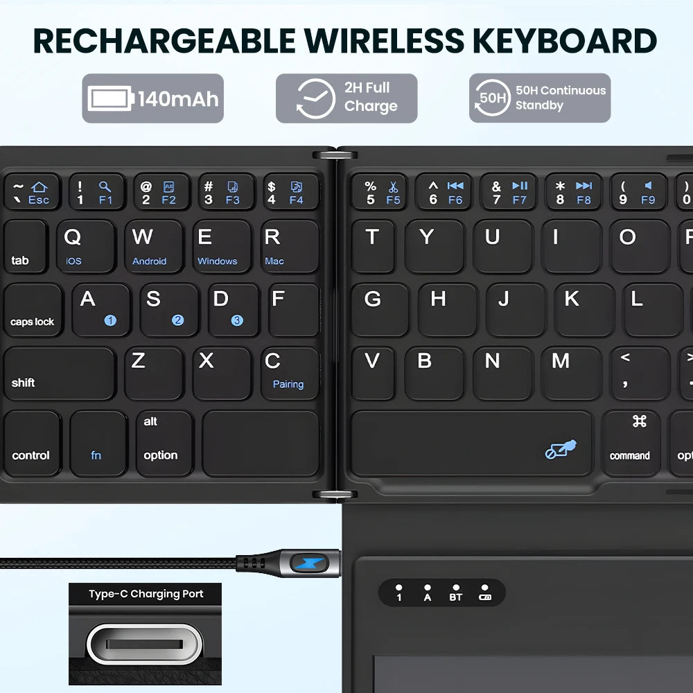 FoldEase Ultra Compact Keyboard