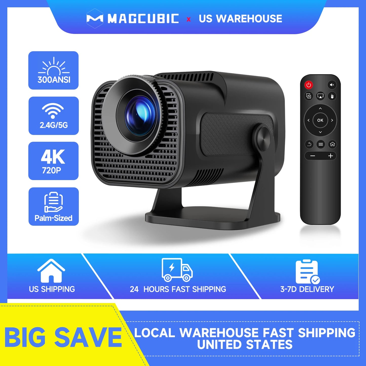 Magcubic 4K Mini Rotable Projector