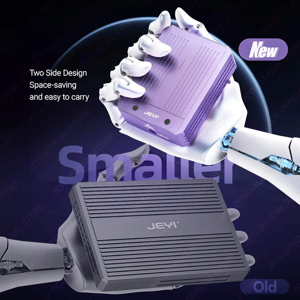 JEYI 4-Bay M.2 Nvme SSD Enclosure with Thunderbolt 4/3 & USB 4 40Gbps