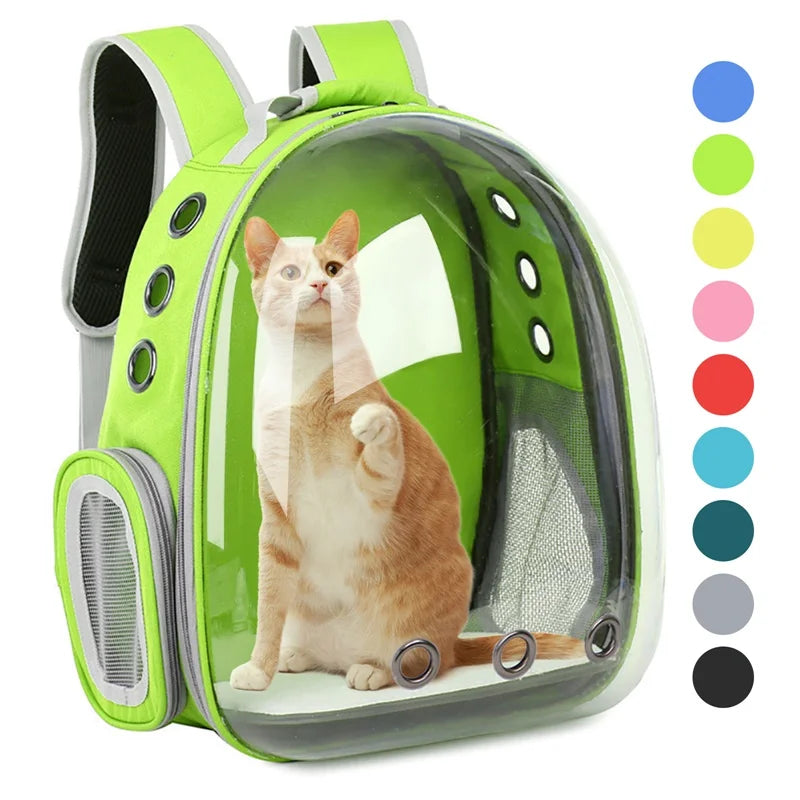 Cat Carrier Outdoor Pet Shoulder Bag Carriers Backpack