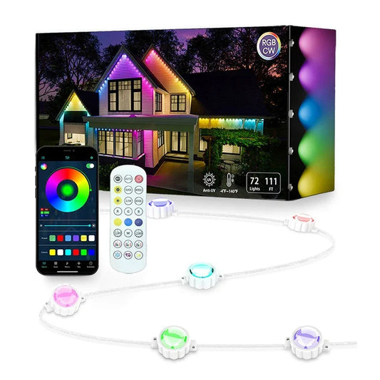 Smart WIFI RGBIC Outdoor Permanent Lights