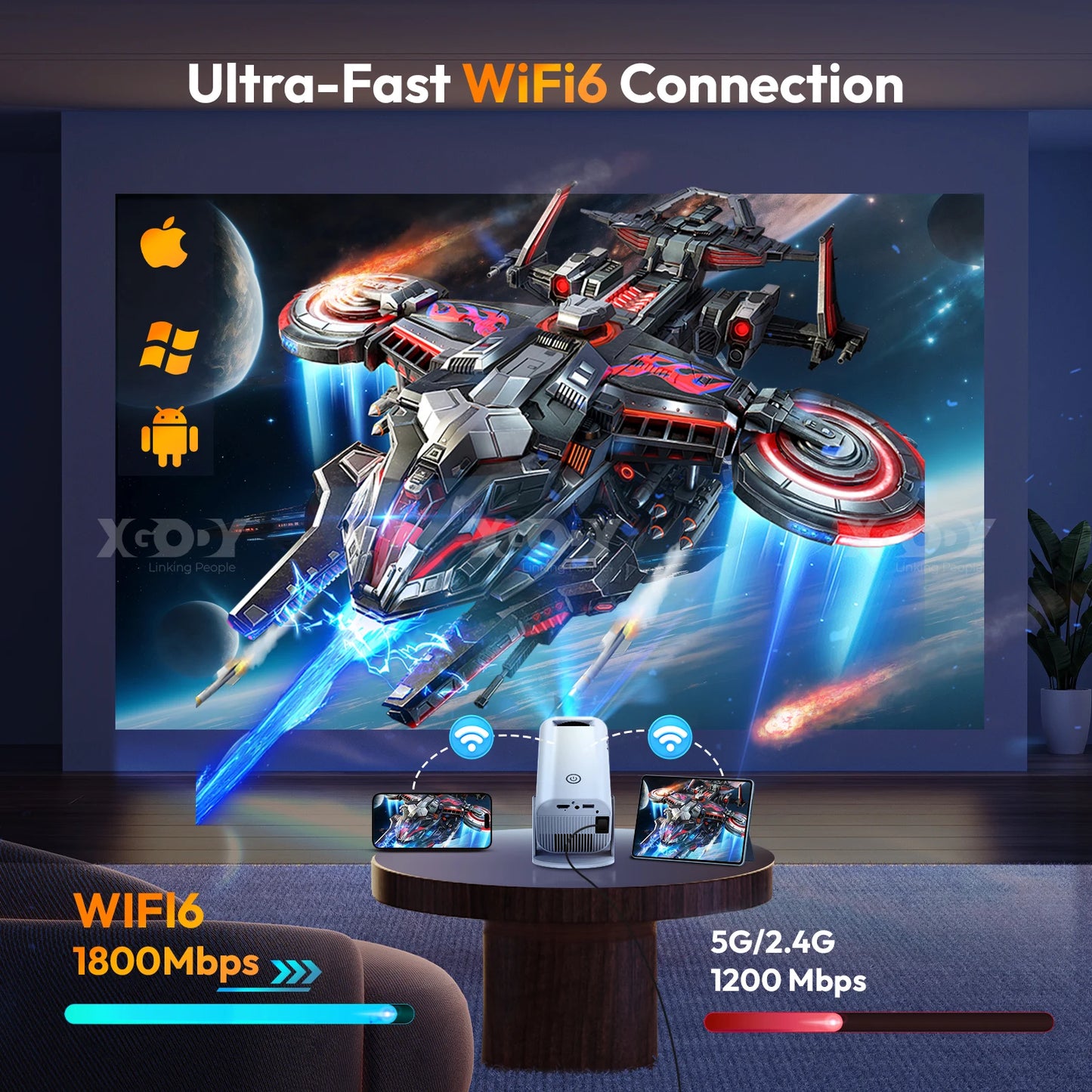 Thundeal 4K Cinematic Projector