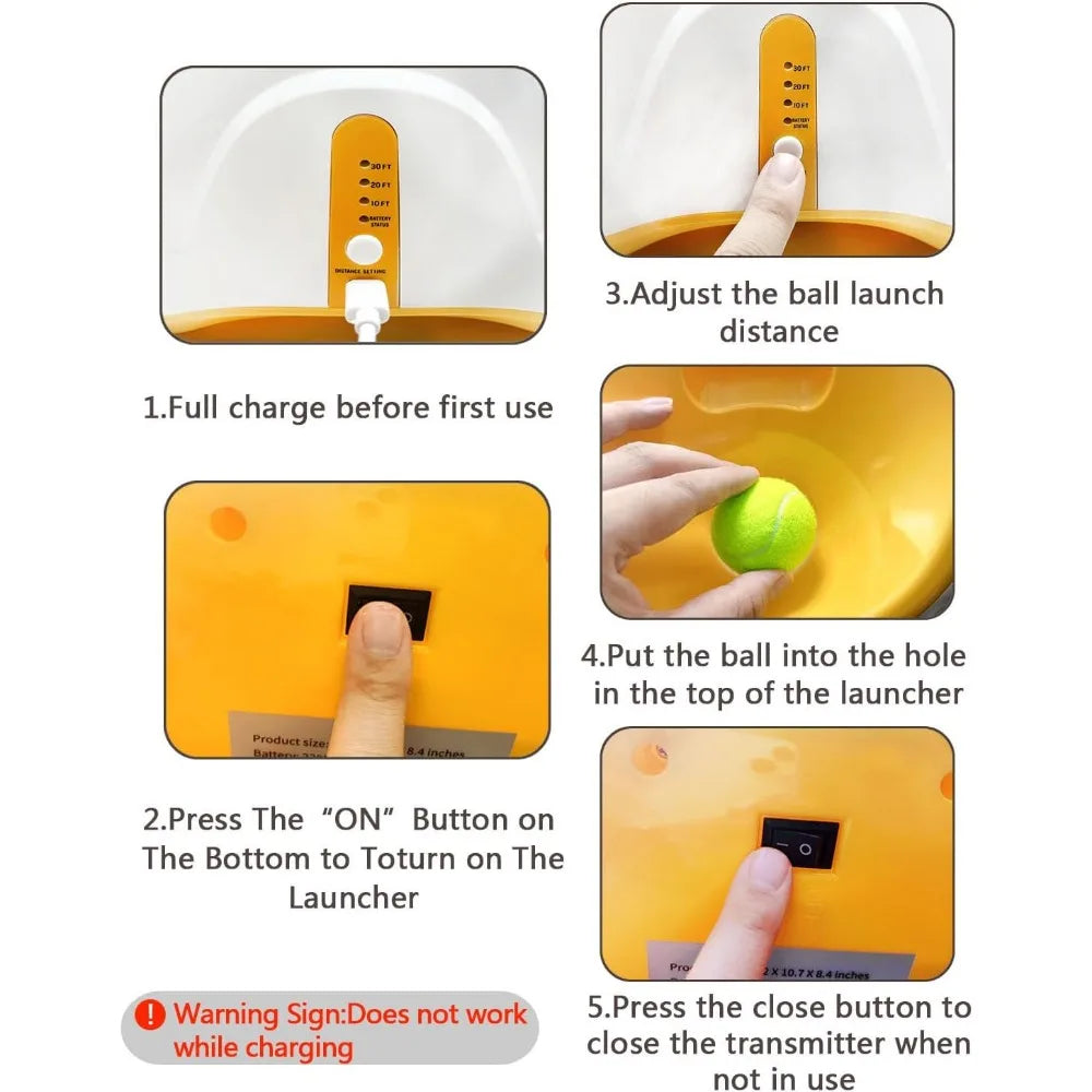 FetchPro Max Automatic Ball Launcher for Dogs