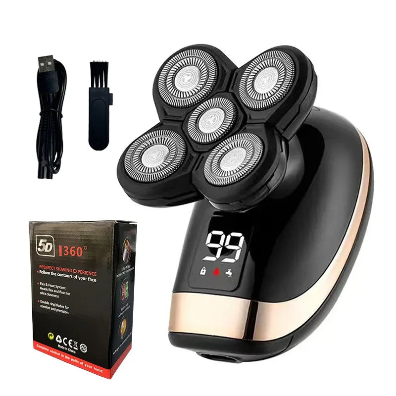 FlexGroom 5 in 1 Electric Razor Electric Shaver Rechargeable Shaving Machine