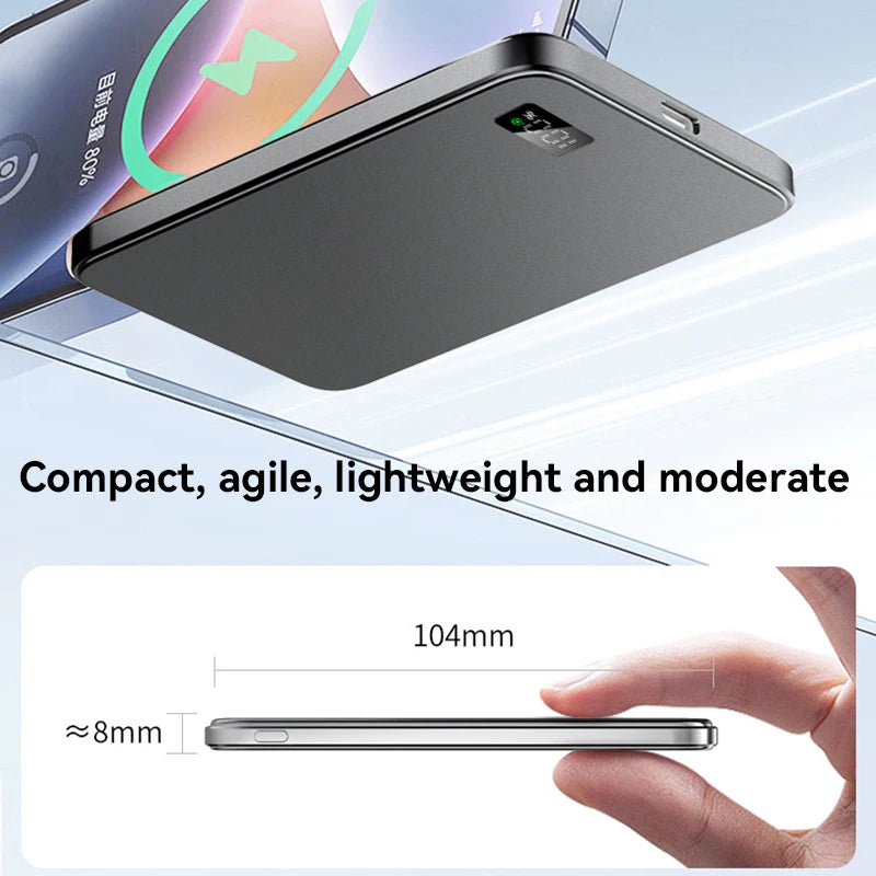 F20 3-in-1 Magnetic Wireless Power for Iphone & Samsung