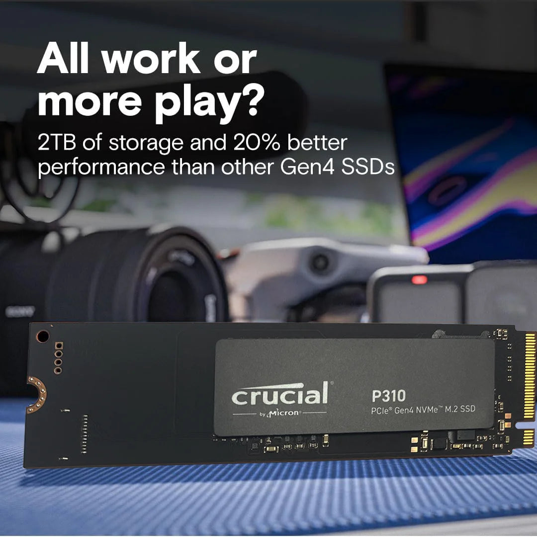 Crucial P3 plus Pcie Gen4 3D NAND Nvme M.2 2280 SSD, up to 5000Mb/S