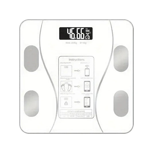 Smart Body Fat Scale Wireless LED Digital Bathroom Weight Scale Body Composition Analyzer Testing Scale
