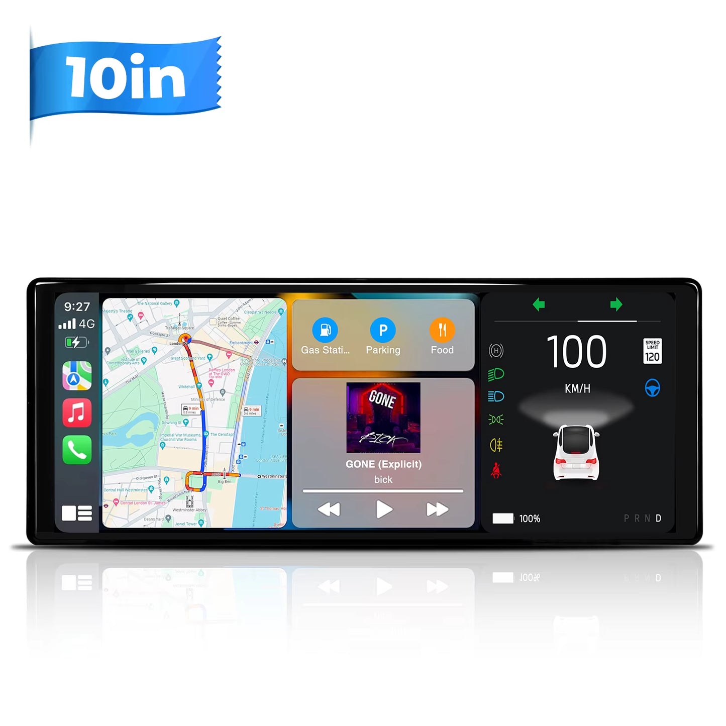 CATRONICS 10" Dashboard Display for Tesla Model 3 Y