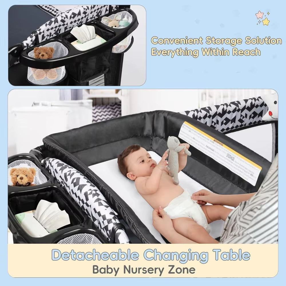 5-In-1 Pack and Play Baby Bassinet