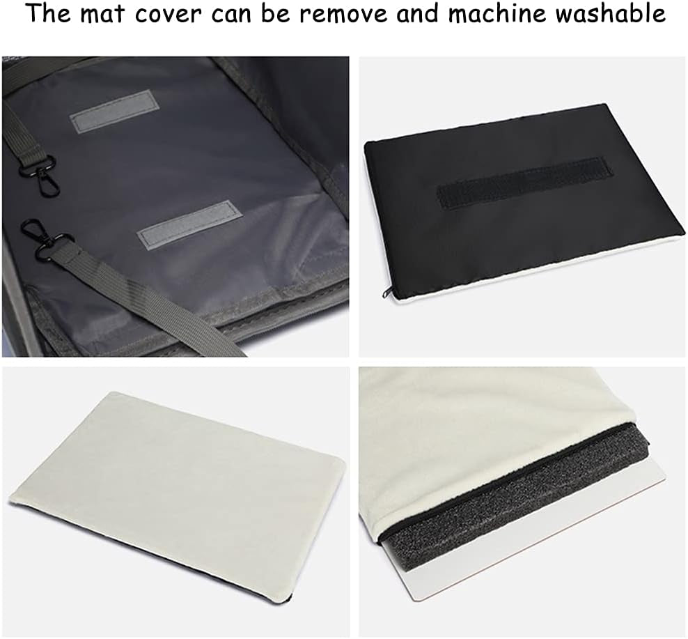 ATUBAN Wheeled Pet Carrier Backpack