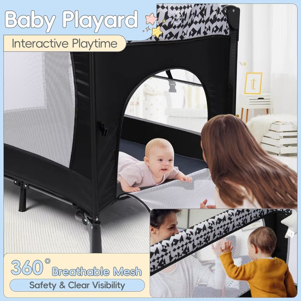 5-In-1 Pack and Play Baby Bassinet